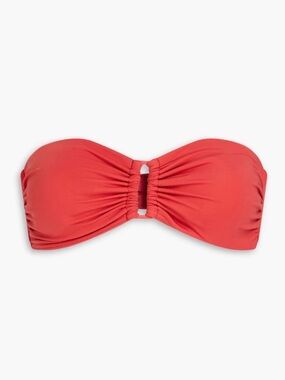 NWT Zimmermann Strapless Bandeau Swim Top in Red